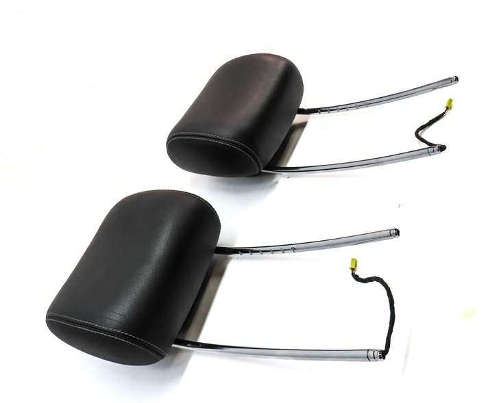 Thumbnail 4: 07-09 MERCEDES GL-CLASS X164 FRONT LEFT & RIGHT SEAT HEADREST SET/2(Black) 