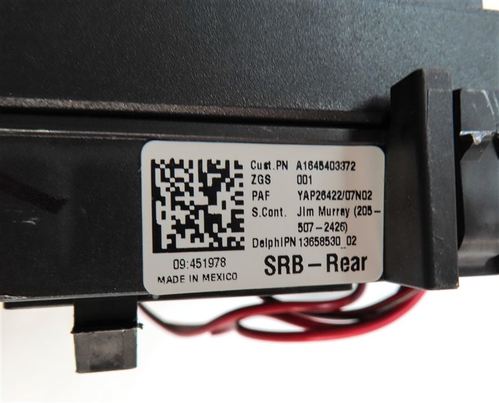 Thumbnail 8: 2009 MERCEDES GL550 (X164) 5.5L (M273) ENGINE REAR FUSE RELAY PANEL BOX