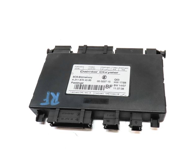Thumbnail 2: 2009 MERCEDES GL550 (X164) FRONT RIGHT PASSENGER SEAT CONTROL MODULE