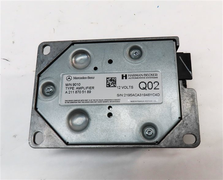 Thumbnail 7: 08-09 MERCEDES GL320 GL450 GL550 (X164) HARMAN BECKER SUBWOOFER AMP AMPLIFIER