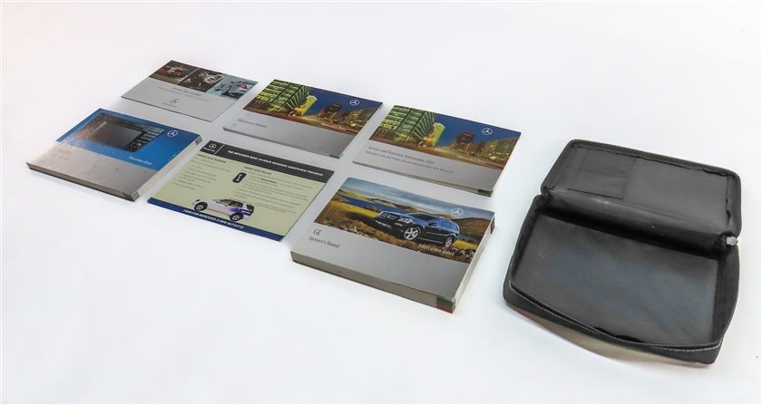2009 MERCEDES GL550 (X164) 5.5L (M273) OWNER'S MANUAL BOOKLET SET w/ CASE