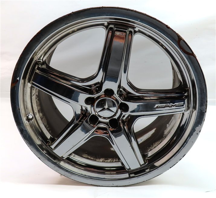 Thumbnail 3: 08-09 MERCEDES GL550 (X164) 21x10 ALUMINUM ALLOY AMG 5-SPOKE WHEEL RIM SET-4