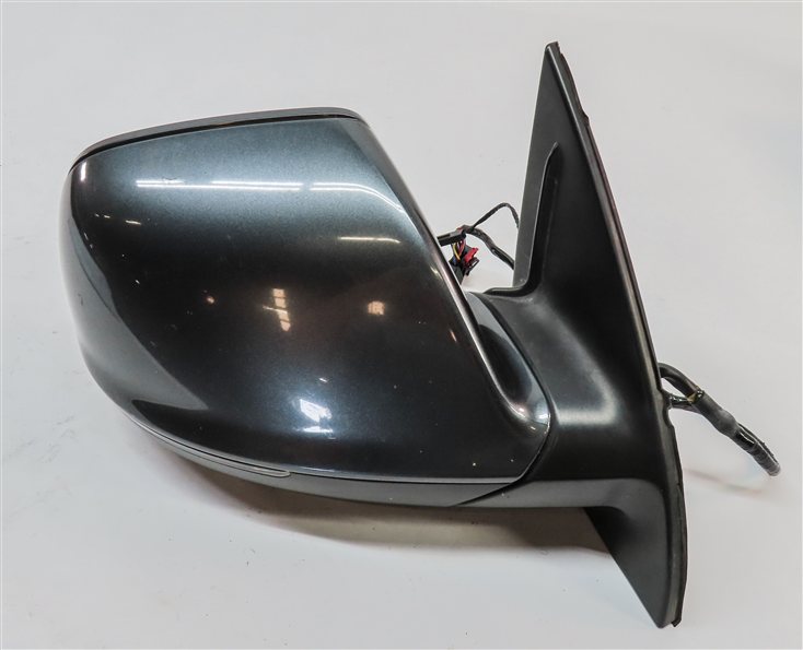 Thumbnail 6: 2013-2015 AUDI Q7 (4L) RIGHT PASSENGER P-FOLD BLIND SPOT DOOR MIRROR (Gray)