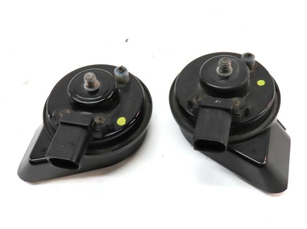 Thumbnail 5: 2007-2015 AUDI Q7 R8 (4L 4S) HIGH & LOW TONE NOTE SIGNAL SAFETY HORN SET-2