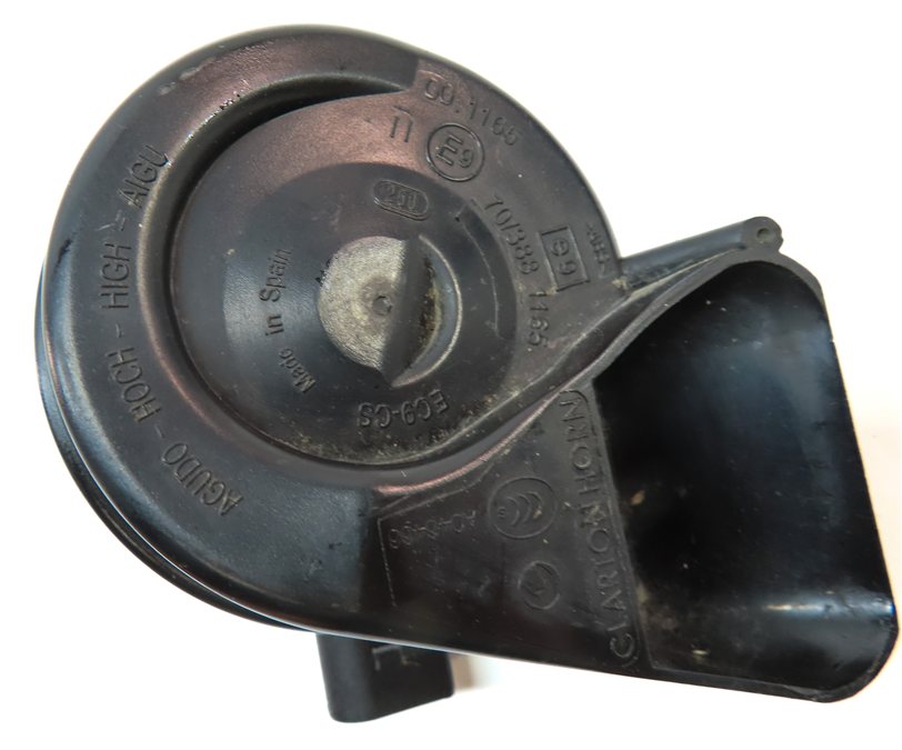 Thumbnail 6: 2007-2015 AUDI Q7 R8 (4L 4S) HIGH & LOW TONE NOTE SIGNAL SAFETY HORN SET-2