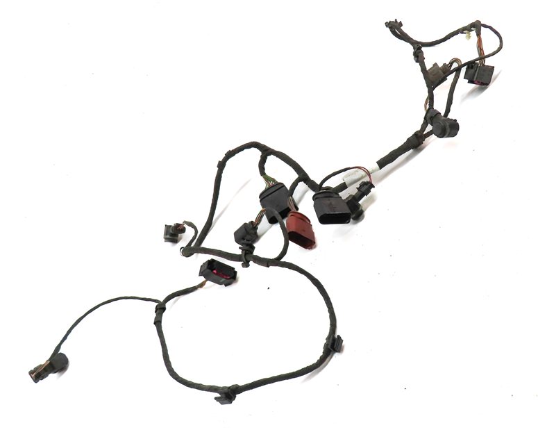 Thumbnail 3: 2014 AUDI Q7 (4L) REAR PARK ASSIST PDC SENSOR SET4 (Gray) w/ WIRE WIRING HARNESS