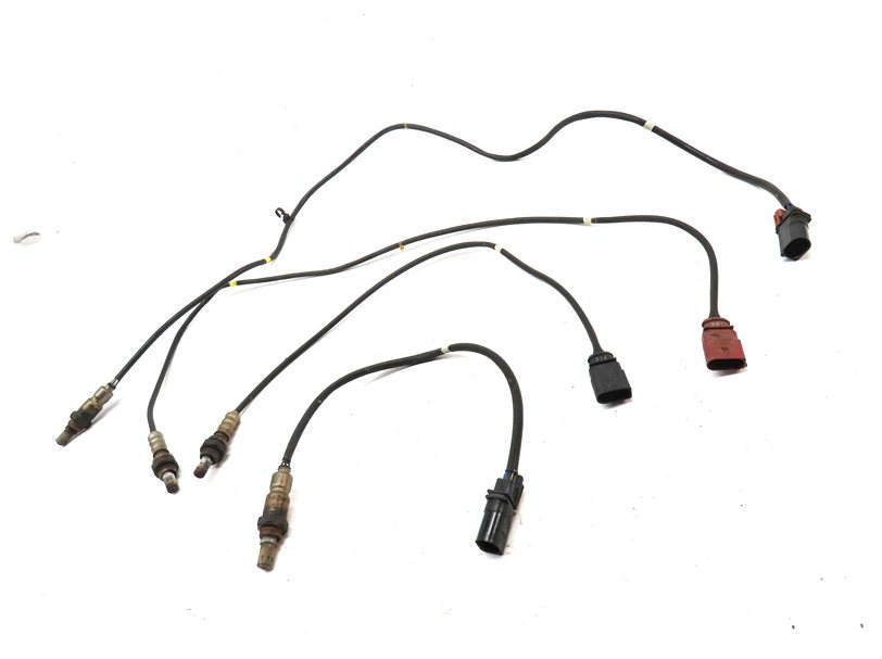 Thumbnail 2: 2014 AUDI Q7 (4L) 3.0L SUPER (CTWA) ENGINE PRE POST CAT O2 OXYGEN SENSOR SET 4