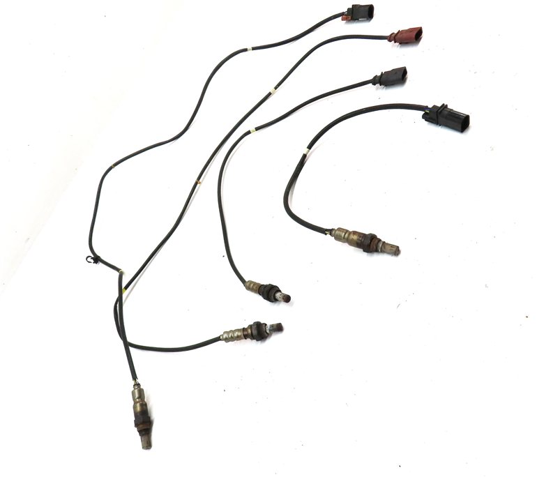 Thumbnail 3: 2014 AUDI Q7 (4L) 3.0L SUPER (CTWA) ENGINE PRE POST CAT O2 OXYGEN SENSOR SET 4