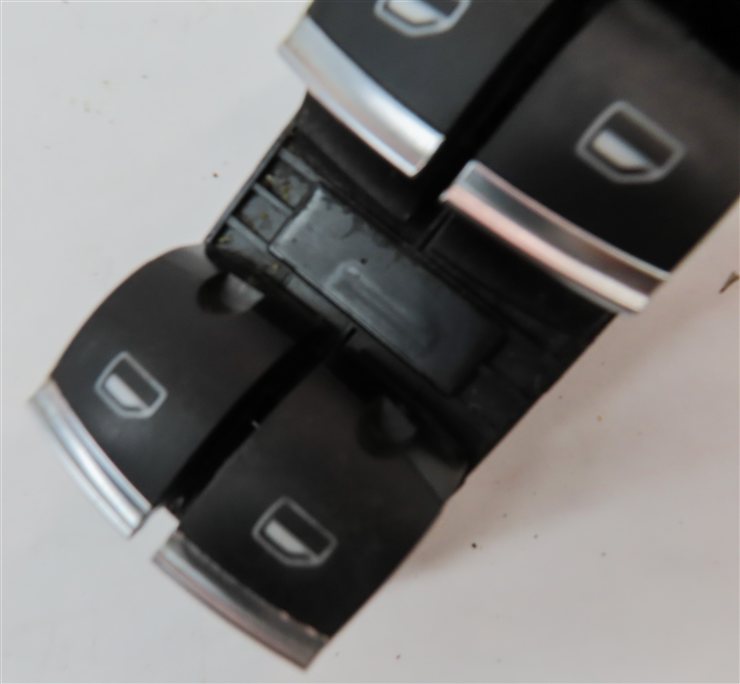 Thumbnail 8: 11-15 AUDI Q7 (4L) FRONT LEFT DRIVER MASTER POWER WINDOW SWITCH w/ CHILD LOCK