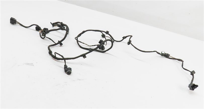 2014 AUDI Q7 4L FRONT PARK ASSIST PDC SENSOR SET4 (Gray) w/ WIRE WIRING HARNESS