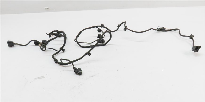 Thumbnail 2: 2014 AUDI Q7 4L FRONT PARK ASSIST PDC SENSOR SET4 (Gray) w/ WIRE WIRING HARNESS