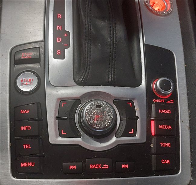 Thumbnail 2: 2012-2015 AUDI Q7 (4L) FRONT CENTER CONSOLE MMI MEDIA NAVIGATION CONTROL SWITCH