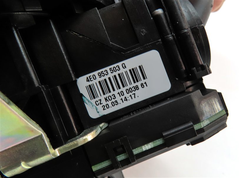 Thumbnail 11: 2009-2015 AUDI Q7 (4L) STEERING COLUMN BLINKER WIPER CRUISE COMBINATION SWITCH