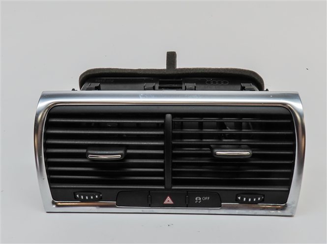 Thumbnail 2: 2014 AUDI Q7 (4L) FRONT CENTER DASH HVAC A/C HEATER AIR VENT w/ HAZARD TRACTION