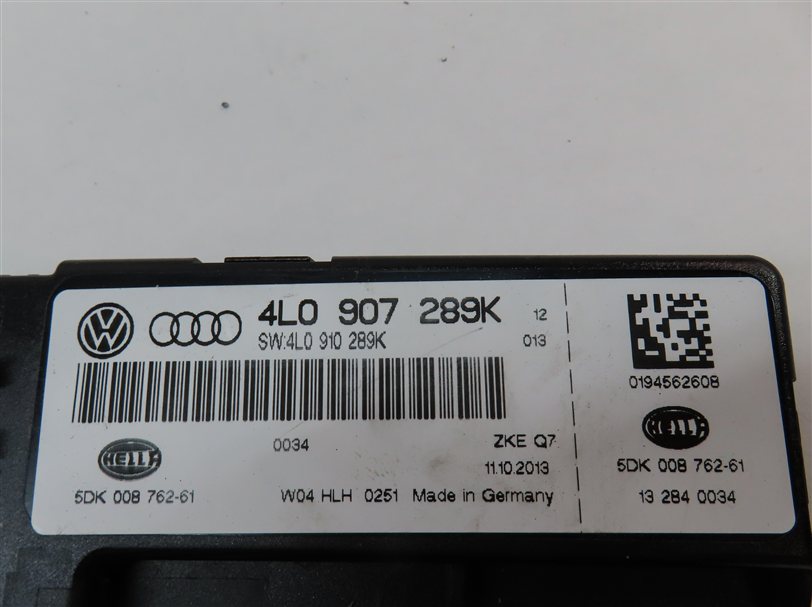 Thumbnail 10: 13-15 AUDI Q7 (4L) 3.0L CTWB SUPERCHARGED ENGINE BCM IMMOBILIZER MODULE KEY SET