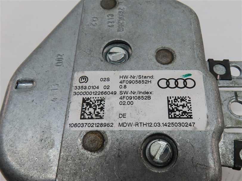 Thumbnail 8: 13-15 AUDI Q7 (4L) 3.0L CTWB SUPERCHARGED ENGINE BCM IMMOBILIZER MODULE KEY SET