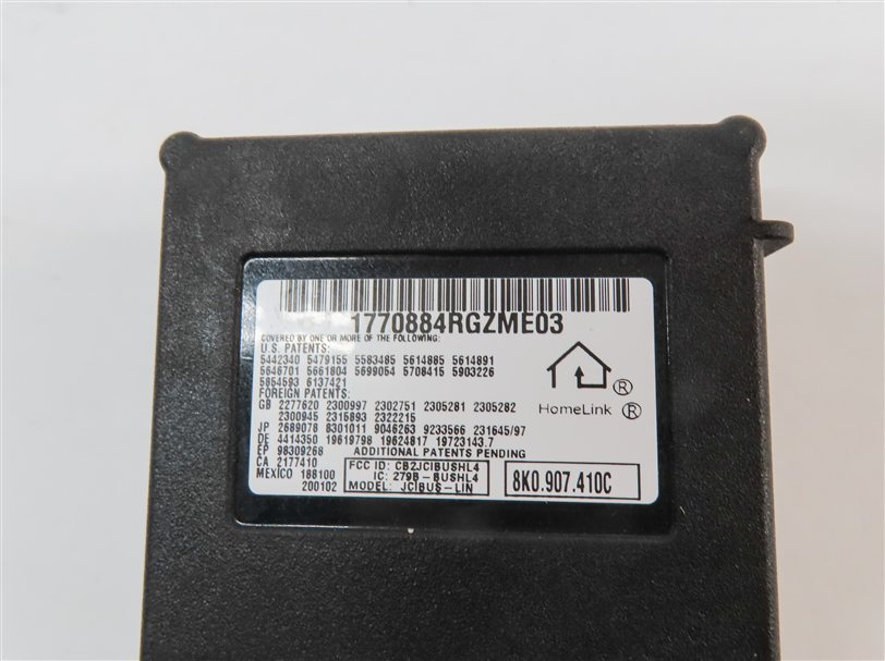 Thumbnail 7: 2008-2012 AUDI A4 S4 A5 Q5 Q7 (B8 8K 8T 8R 4L) HOMELINK GARAGE DOOR GATE MODULE