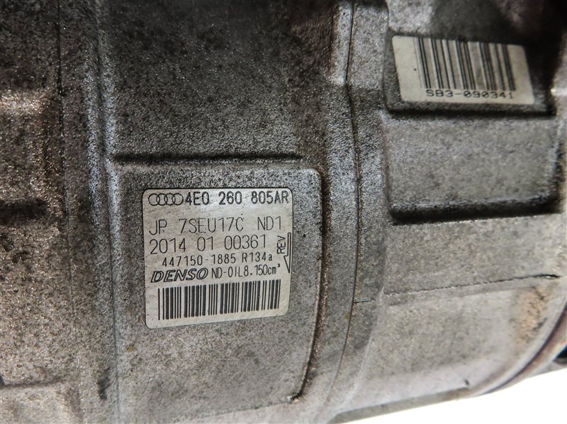 Thumbnail 7: 2011-2015 AUDI Q7 (4L) 3.0L SUPERCHARGED AIR CONDITIONING A/C COMPRESSOR PUMP