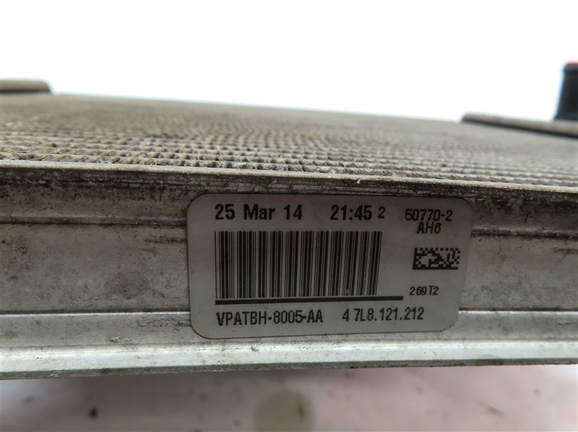 Thumbnail 5: 2011-2015 AUDI Q7 (4L) 3.0L SUPERCHARGED ENGINE LEFT OR RIGHT AUXILIARY RADIATOR