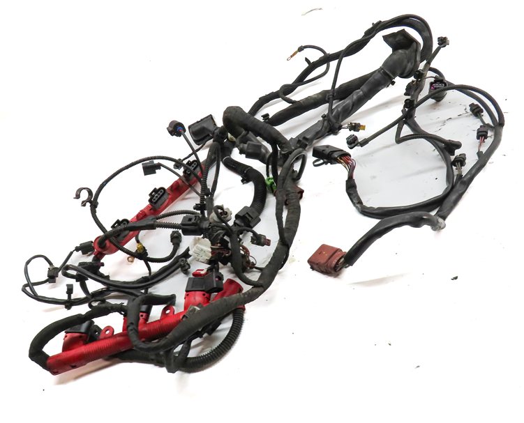 Thumbnail 2: 2014 AUDI Q7 (4L) 3.0L SUPER (CTWA) ENGINE WIRE WIRING HARNESS LOOM