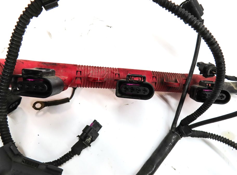Thumbnail 5: 2014 AUDI Q7 (4L) 3.0L SUPER (CTWA) ENGINE WIRE WIRING HARNESS LOOM