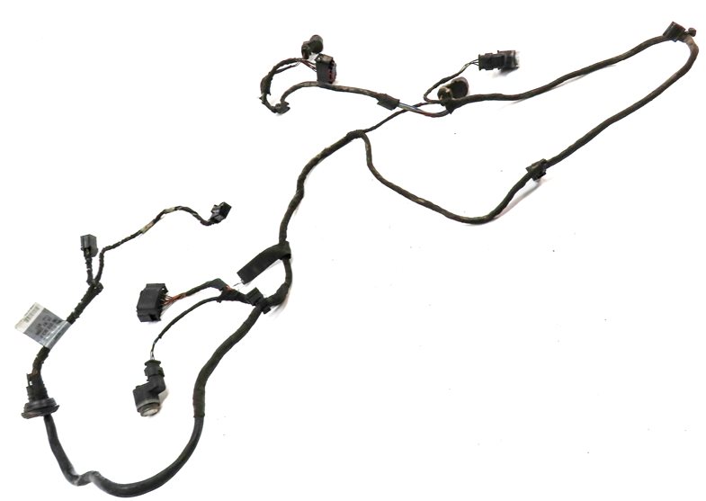 Thumbnail 3: 2009 AUDI S5 (B8 8T) REAR PARK ASSIST PDC SENSOR SET4 (White) w/ WIRE HARNESS
