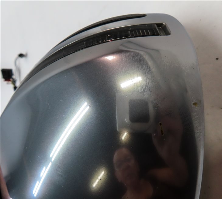 Thumbnail 10: 08-14 AUDI A5 S5 (B8 8T) RIGHT PASSENGER AUTODIM BLIND SPOT DOOR MIRROR ALUMINUM