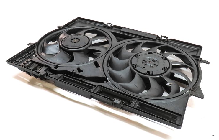 2009-2012 AUDI A5 S4 S5 (B8 8K 8T 8R) RADIATIOR COOLING FAN ASSEMBLY & SHROUD