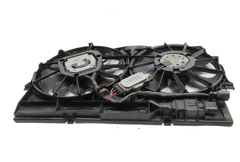 Thumbnail 6: 2009-2012 AUDI A5 S4 S5 (B8 8K 8T 8R) RADIATIOR COOLING FAN ASSEMBLY & SHROUD