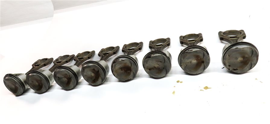 Thumbnail 3: 07-12 AUDI A6 A8 Q7 S5 VW TOUAREG C6 4L D3 8T 4.2L PISTON & CONNECTING ROD SET/8