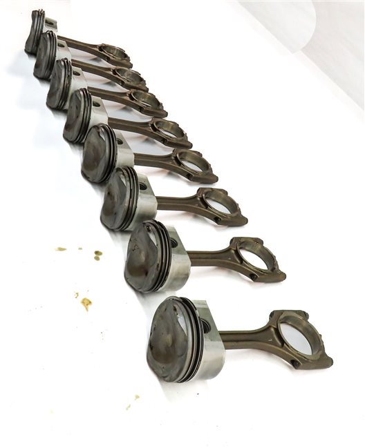 Thumbnail 4: 07-12 AUDI A6 A8 Q7 S5 VW TOUAREG C6 4L D3 8T 4.2L PISTON & CONNECTING ROD SET/8