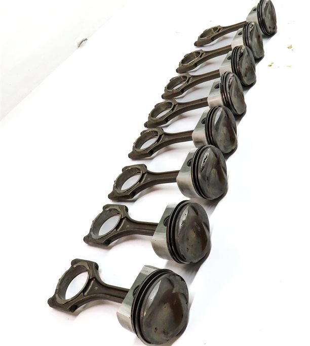 Thumbnail 6: 07-12 AUDI A6 A8 Q7 S5 VW TOUAREG C6 4L D3 8T 4.2L PISTON & CONNECTING ROD SET/8