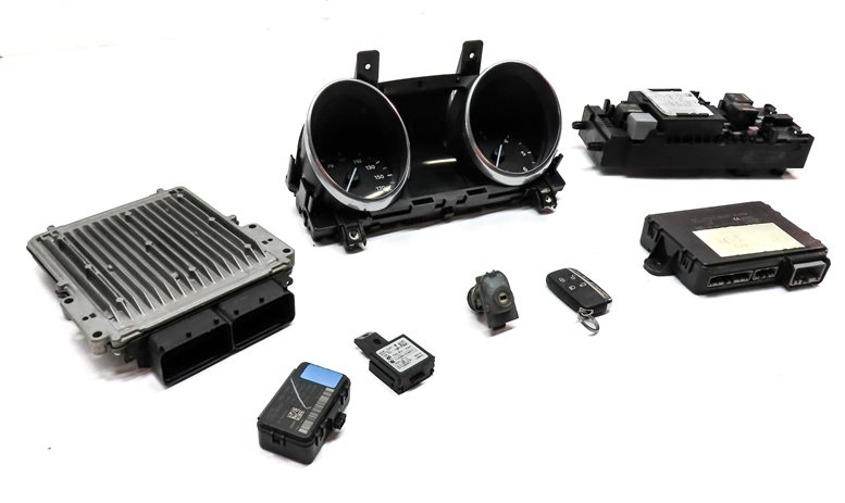 Thumbnail 4: 16 RANGE ROVER SPORT L494 3.0L DIESEL TDV6 ECM BCM IMMOBILIZER MODULE KEY SET/9