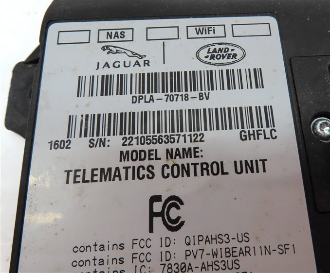 Thumbnail 7: 2016 RANGE ROVER SPORT (L494) TELEMATICS COMMUNICATION CONTROL MODULE