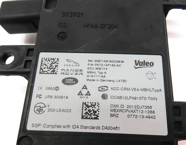 Thumbnail 6: 15-17 RANGE ROVER SPORT EVOQUE (L494 L538) REAR BLIND SPOT RADAR SENSOR MODULE