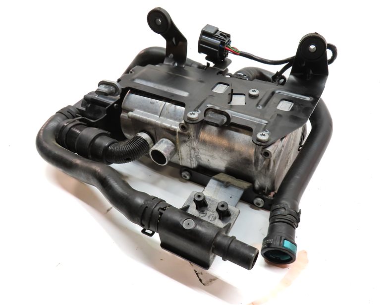 2016 RANGE ROVER SPORT L494 3.0L DIESEL ENGINE COOLANT PREHEATER & MOUNT BRACKET