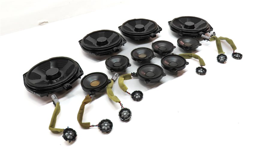 Thumbnail 3: 2016 RANGE ROVER SPORT (L494) FRONT REAR WOOFER MIDRANGE TWEETER SPEAKER SET 18