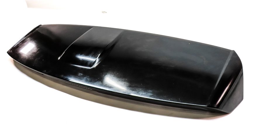Thumbnail 1: 14-17 RANGE ROVER SPORT L494 REAR TRUNK SPOILER WING w/BRAKE LIGHT (Black)