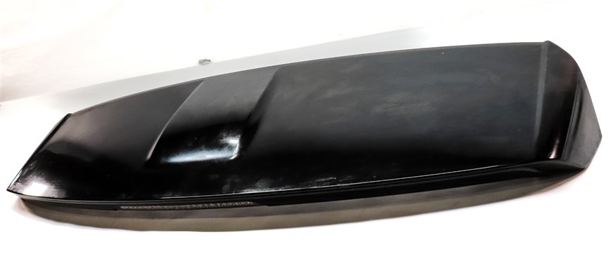 Thumbnail 2: 14-17 RANGE ROVER SPORT L494 REAR TRUNK SPOILER WING w/BRAKE LIGHT (Black)