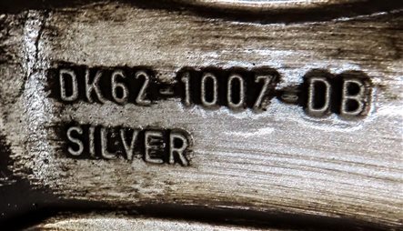 Thumbnail 4: 2014-2017 RANGE ROVER SPORT (L494) 20x8.5 ALUMINUM ALLOY 5 V-SPOKE WHEEL RIM