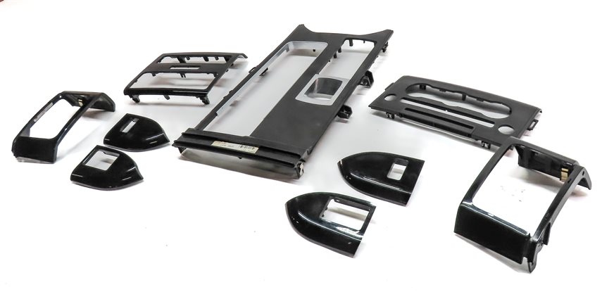 2016 RANGE ROVER SPORT L494 FRONT REAR DOOR DASH CONSOLE TRIM SET9 (Grand Black)