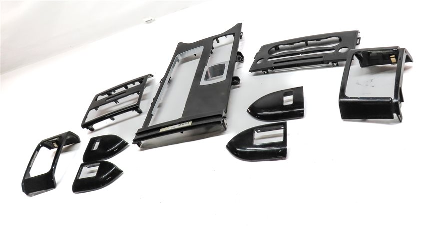 Thumbnail 2: 2016 RANGE ROVER SPORT L494 FRONT REAR DOOR DASH CONSOLE TRIM SET9 (Grand Black)