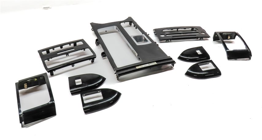 Thumbnail 3: 2016 RANGE ROVER SPORT L494 FRONT REAR DOOR DASH CONSOLE TRIM SET9 (Grand Black)