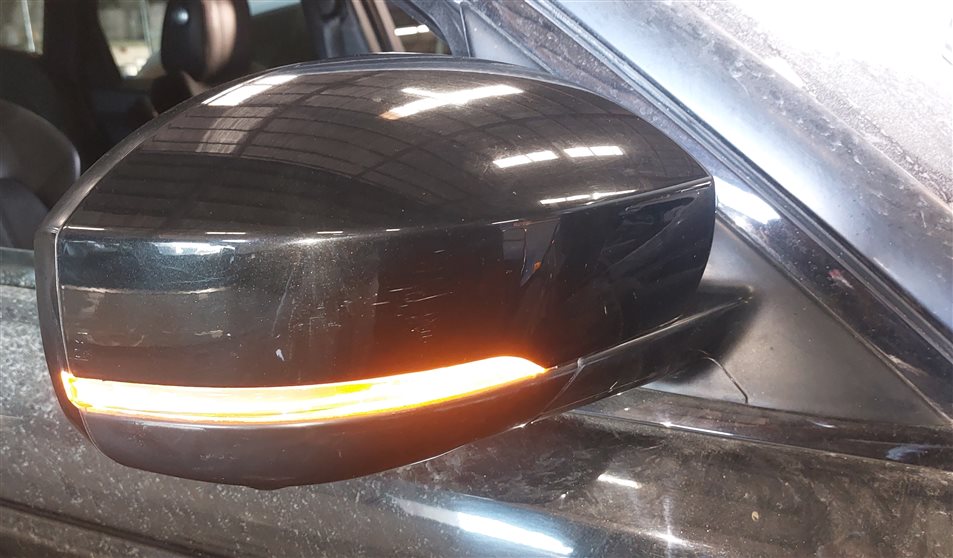 Thumbnail 2: 16-17 ROVER SPORT L494 RIGHT PFOLD MEMORY BLIND SPOT CAMERA DOOR MIRROR (Black)