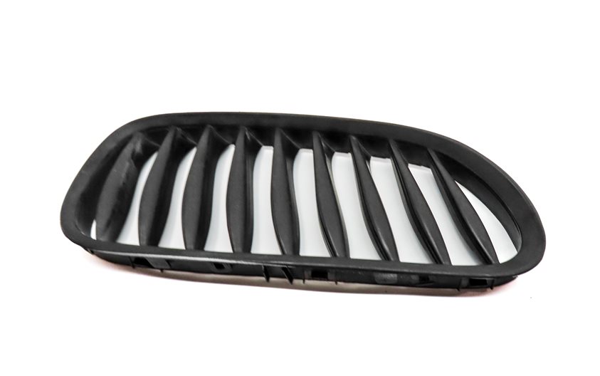 Thumbnail 8: 2003-2008 BMW Z4 (E85) LEFT & RIGHT UPPER HOOD GRILLE VENT SET (BLACK / CHROME)
