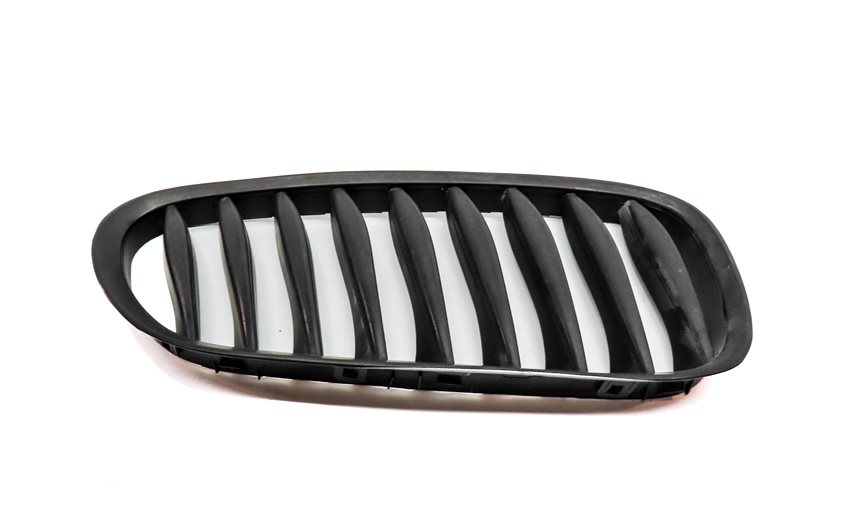 Thumbnail 9: 2003-2008 BMW Z4 (E85) LEFT & RIGHT UPPER HOOD GRILLE VENT SET (BLACK / CHROME)