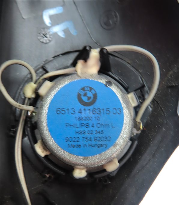 Thumbnail 7: 2004 BMW Z4 (E85) FRONT LEFT DRIVER RADIO STEREO DOOR SPEAKER w/ GRILLE