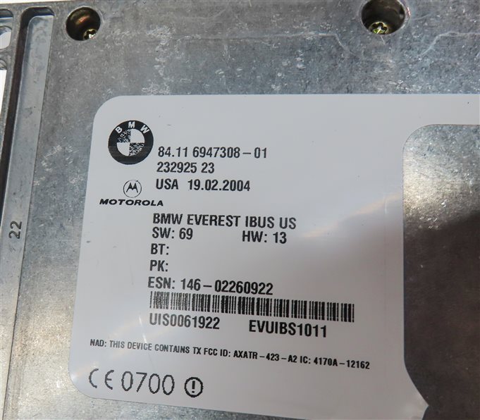 Thumbnail 9: 2004 BMW Z4 (E85) TELEMATICS BLUETOOTH COMMUNICATION CONTROL MODULE