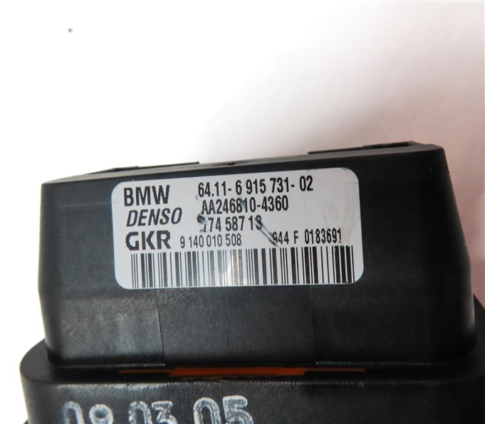 Thumbnail 7: 2004 BMW Z4 (E85) 3.0L (M54) HEAT AIR AC HVAC BLOWER MOTOR RESISTOR MODULE
