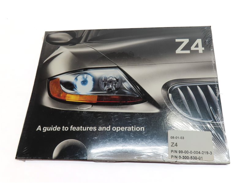 Thumbnail 4: 2004 BMW Z4 (E85) 3.0L (M54) ENGINE OWNER'S MANUAL BOOKLET SET/9 w/ CASE